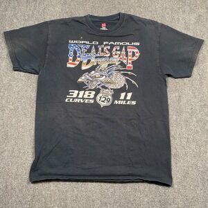 Deals Gap "Tail Of The Dragon" Short Sleeve Men's Large T-Shirt Y2K Biker